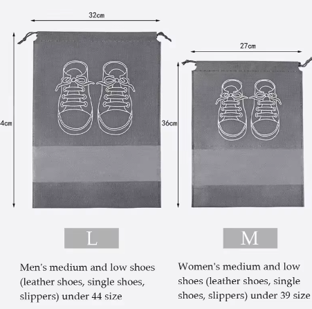 Bolsa de almacenamiento de zapatos impermeable
