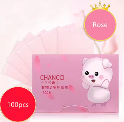 Papel absorbente facial