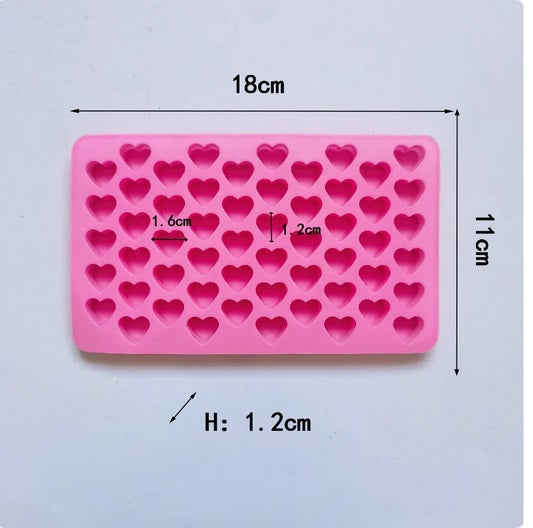 Molde de silicona de corazón